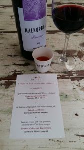 carmien tea food and wine pairing menu