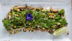 broccoli tataki chef kerry kilpin vegan menu steenberg bistro sixteen82 sonia cabano blog eatdrinkcapetown food wine travel